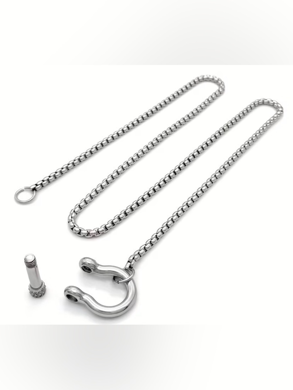 NWOT Carabiner Necklace - Picture 7 of 8